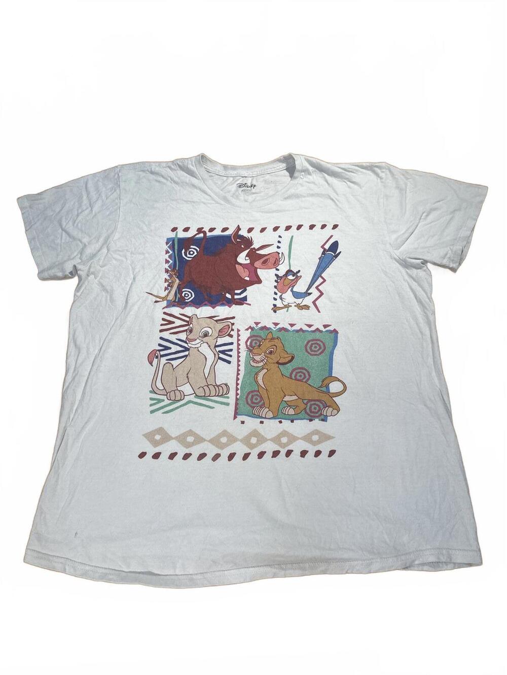 Lion King x Disney Men's XL White Cotton Tee